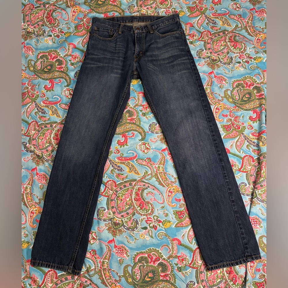 LEVIS 514 men’s 32x34 DENIM straight leg jeans